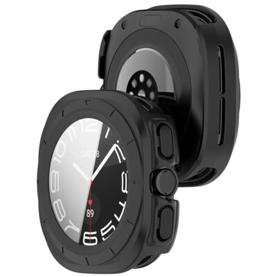 Etui BIZON Watch Adamo do Samsung Galaxy Watch Ultra 2 47mm (2026) Czarny (matowy)