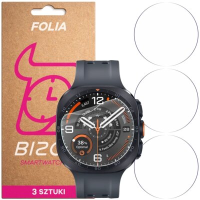 Folia hydrożelowa BIZON Watch Film HydroFlex do Samsung Galaxy Watch Ultra 2 2026 (47mm) (3 szt.)