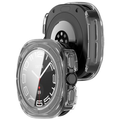 Etui BIZON Watch Adamo do Samsung Galaxy Watch Ultra (2024/2025) 47 mm Przezroczysty
