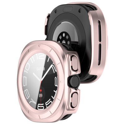 Etui BIZON Watch Adamo do Samsung Galaxy Watch Ultra (2024/2025) 47 mm Satynowo-różowy