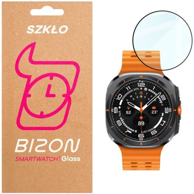 Szkło hybrydowe BIZON Watch Glass Edge Hybrid do Samsung Galaxy Watch Ultra/Ultra (2025)/Ultra (2026) 47 mm