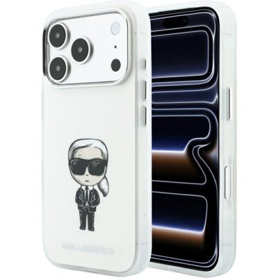 Etui KARL LAGERFELD IML Ikonik Sketch Print MagSafe do Apple iPhone 17 Pro Max/18 Pro Max Beżowy