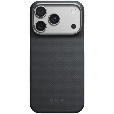 Etui PITAKA Edge Case Argyle MagSafe do Apple iPhone 17 Pro/18 Pro Czarny