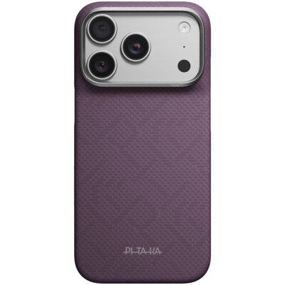 Etui PITAKA Edge Case PTK Weaving-Charoite MagSafe do Apple iPhone 17 Pro/18 Max Fioletowy