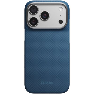 Etui PITAKA Edge Case Argyle MagSafe do Apple iPhone 17 Pro/18 Pro Granatowy