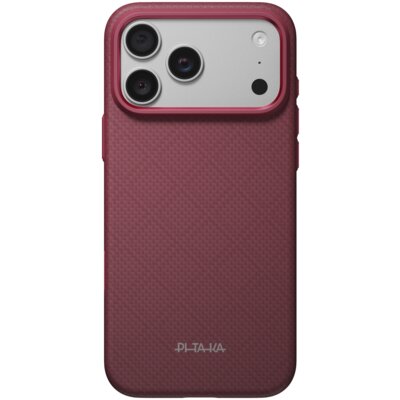 Etui PITAKA Summa Case MagSafe do Apple iPhone 17 Pro Max/18 Pro Max Burgundowy