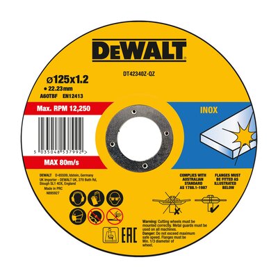 Tarcza do cięcia DEWALT DT42340Z-QZ 125mm