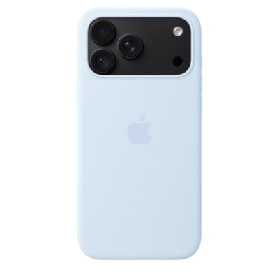 Etui APPLE Silicone Case MagSafe do iPhone 18 Pro Max Chłodny błękit