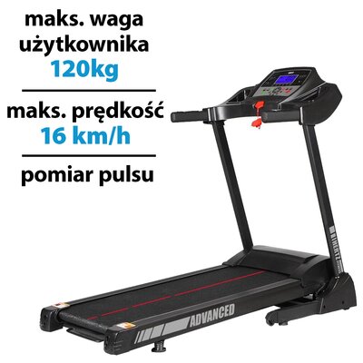 Bieżnia elektryczna HERTZ FITNESS Advanced 2500W 16km/h