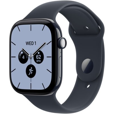 Apple Watch 12 GPS + Cellular 42mm koperta z ceramiki (granatowa noc) + pasek sportowy rozmiar M/L (granat)
