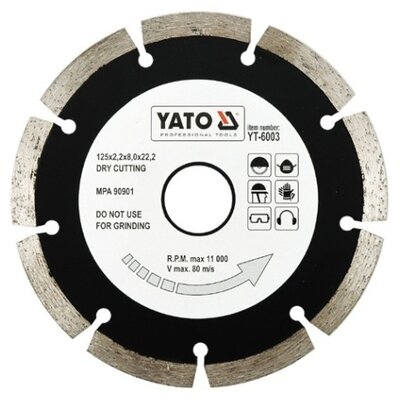 Tarcza do cięcia YATO YT-6003 125 mm