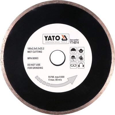 Tarcza do cięcia YATO YT-6014 180 mm