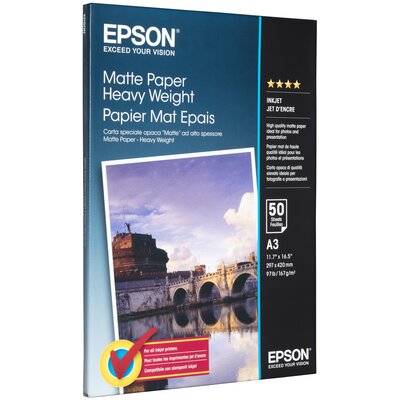 Papier fotograficzny EPSON Heavy Weight Matte A3 50 arkuszy