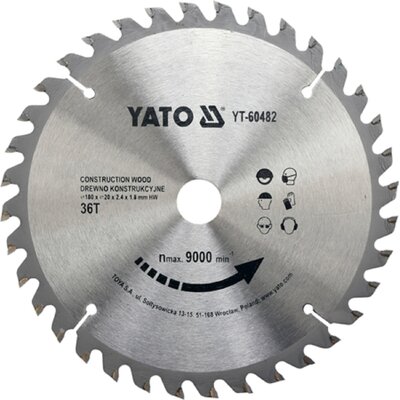 Tarcza do cięcia YATO YT-60482 180 mm