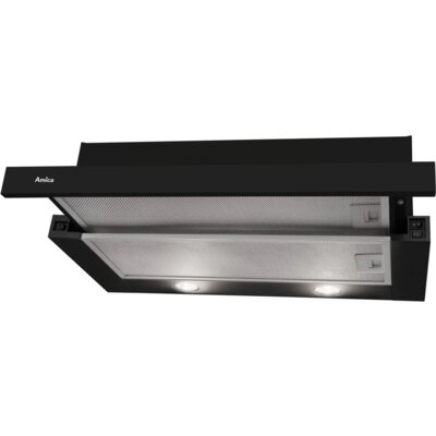 Okap AMICA OTP6243B Czarny 270m3/h 65dB klasa C Automatyczny włącznik/wyłącznik