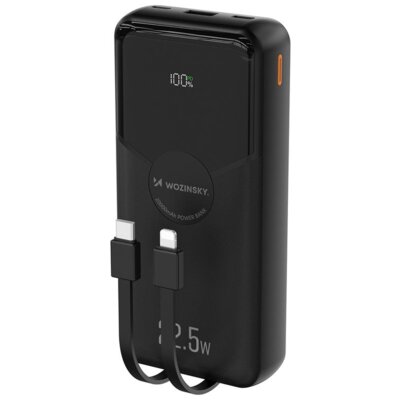 Powerbank WOZINSKY WFC-15B 20000 mAh 22.5W PD QC Czarny