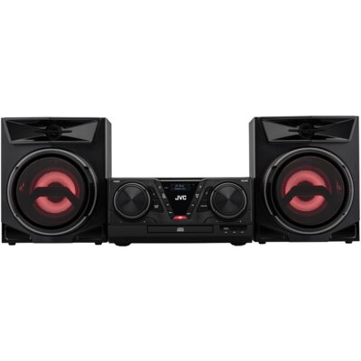 Wieża JVC MX-E325B-DAB Czarna, Odtw.CD/-R/-RW, USB, Bluetooth 5.3, Tuner FM/DAB+, Wbudowany Equalizer, Funkcja SUPER BASS