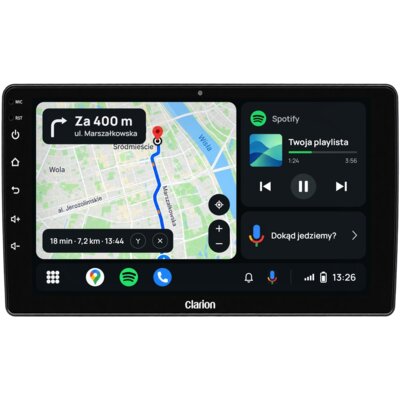 Samochodowy tablet multimedialny CLARION GL-300 (XD3326-4645-10) Bezprzewodowy CarPlay Android Auto