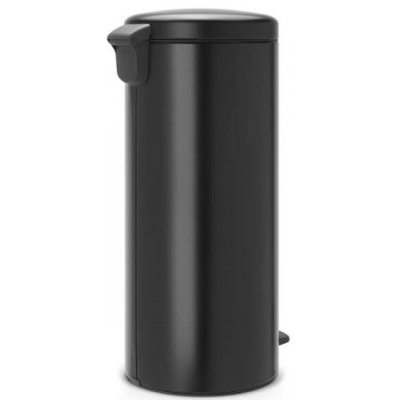 Kosz na śmieci z pedałem BRABANTIA 114540 NewIcon ciche zamykanie, przenośny 30L Czarny