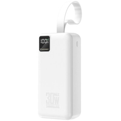 Powerbank WOZINSKY W8-W 30000 mAh 30W PD QC Biały