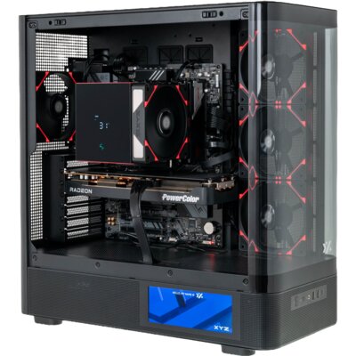 Komputer MAD DOG QUANTUM-PRO-A02WR32WP R7-7800X3D 32GB RAM 2TB SSD Radeon RX9070XT Wi-Fi Windows 11 Professional