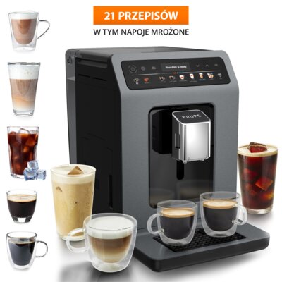 Ekspres KRUPS Evidence Hot & Cold EA898GF0 Kawa mrożona