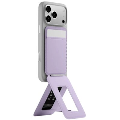 Magnetyczny portfel i stojak na telefon MOFT Movas Tripod MagSafe Fioletowy