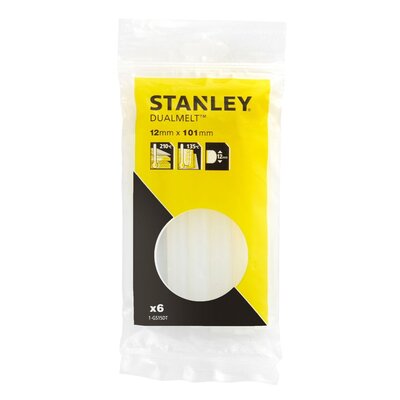 Klej do pistoletu na gorąco STANLEY 1-GS15DT Wkłady (6 szt.) Przezroczysty