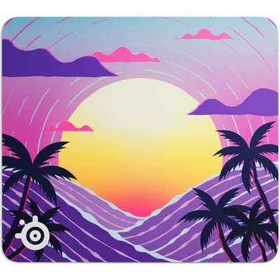 Podkładka STEELSERIES QcK L Neon Sunset