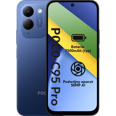Smartfon XIAOMI Poco C95 Pro 6/128GB 6.9" 120Hz Niebieski