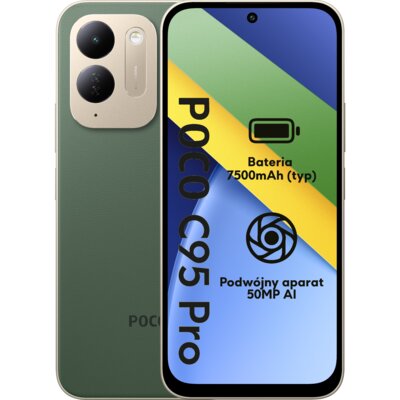 Smartfon XIAOMI Poco C95 Pro 6/128GB 6.9" 120Hz Zielony