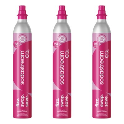 Nabój SODASTREAM CO2 - gaz spożywczy oryginalny z atestem (3 szt.)