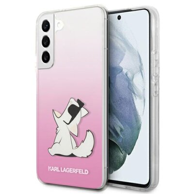 Etui KARL LAGERFELD Choupette Fun do Samsung Galaxy S22+ Różowy