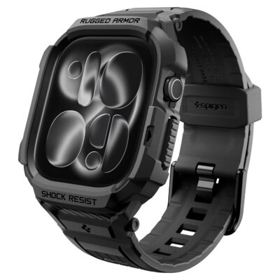 Pasek SPIGEN Rugged Armor Pro do Apple Watch 12 (42mm) Czarny