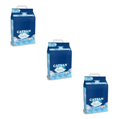 Żwirek dla kota CATSAN Hygiene 3 x 20 L