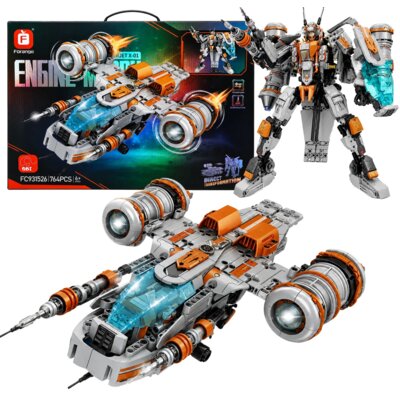 Klocki plastikowe QBI Engine-Morph Hyperjet X-01 SA54526