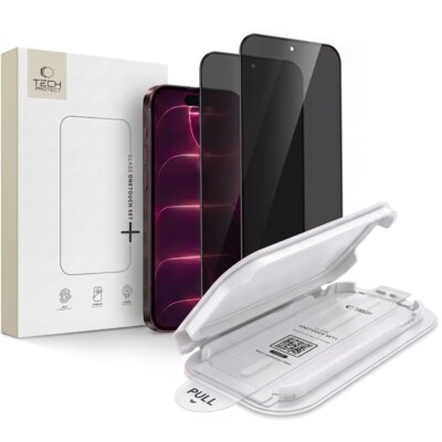 Szkło Prywatyzujące TECH-PROTECT Onetouch Spy+ do Apple iPhone 18 Pro Max (2 szt.)