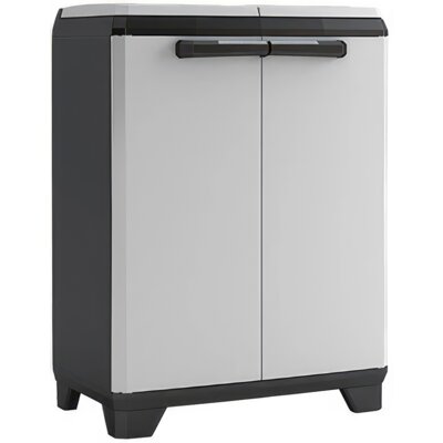 Stojak na worki KETER Split Premium 2x110L Szaro-czarny