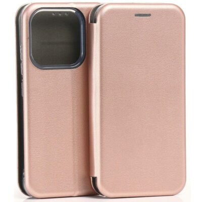 Etui BELINE Book Magnetic do Xiaomi 17 Różowo-złoty