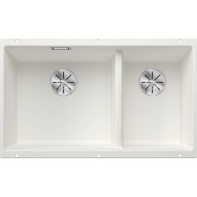 Zlewozmywak BLANCO Subline 430/270-U 523155 Biały