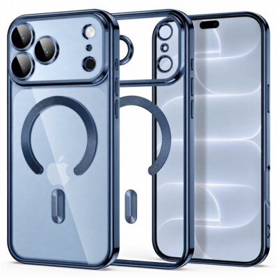 Etui TECH-PROTECT MagFlex MagSafe do Apple iPhone 17 Pro/18 Pro Niebiesko-przezroczysty