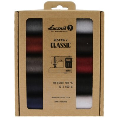 Zestaw nici ŁUCZNIK Classic (10 sztuk)