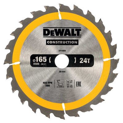 Tarcza do cięcia DEWALT DT1934-QZ 165 mm