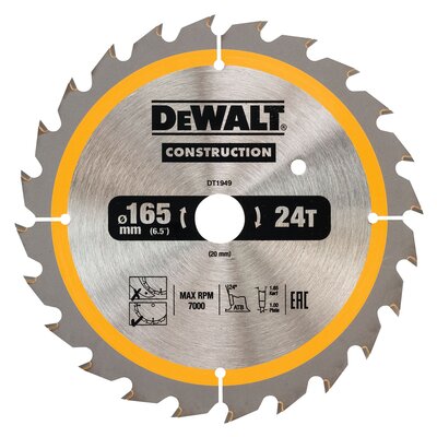 Tarcza do cięcia DEWALT DT1949-QZ 165 mm