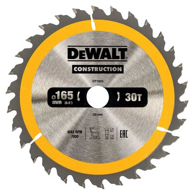 Tarcza do cięcia DEWALT DT1935-QZ 165 mm