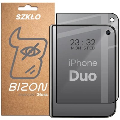 Szkło hartowane BIZON Glass Edge Shadow do Apple iPhone Duo