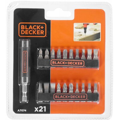 Zestaw bitów BLACK&DECKER A7074 (20 szt.)