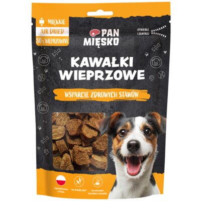 Przysmak dla psa PAN MIĘSKO Kawałki wieprzowe 80 g