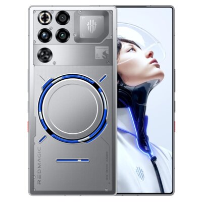 Smartfon REDMAGIC 11 Pro 5G 16/512GB 6.85" 144Hz Srebrny + Kontroler + Cooler 6 Pro + Etui