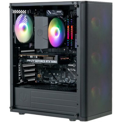 Komputer MAD DOG VENTUM200ARGB-A03WR32WP R5-5600X 32GB RAM 1TB SSD GeForce RTX5060 DLSS 4.5 Wi-Fi Windows 11 Professional